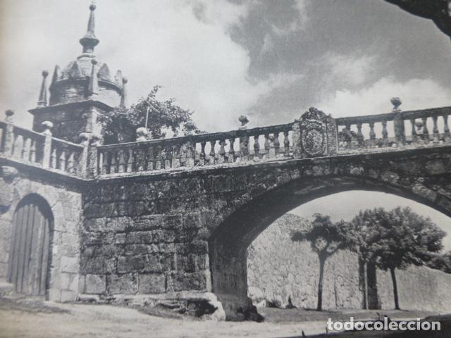 Documentos antiguos: CAMBADOS PONTEVEDRA PALACIO DE FEFI&Ntilde;ANES ANTIGUA LAMINA A&Ntilde;OS 40