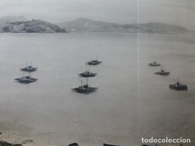 Documents Anciens: MOA&Ntilde;A PONTEVEDRA VIVEROS DE MEJILLONES ANTIGUA LAMINA A&Ntilde;OS 40