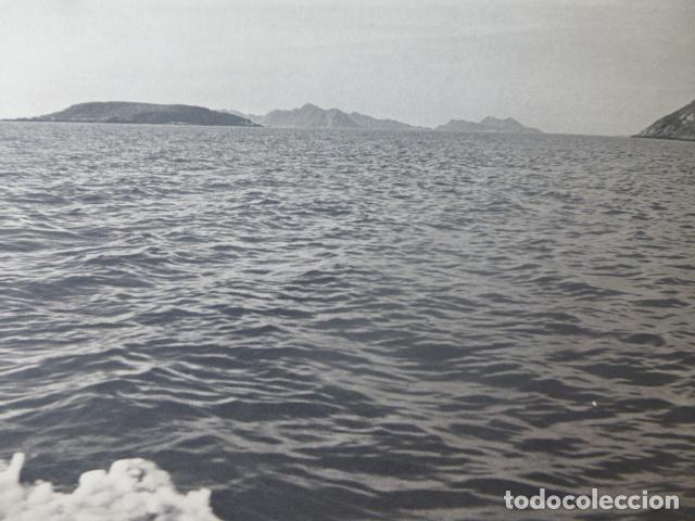 Documentos antiguos: VIGO PONTEVEDRA RIA E ISLAS CIES ANTIGUA LAMINA A&Ntilde;OS 40