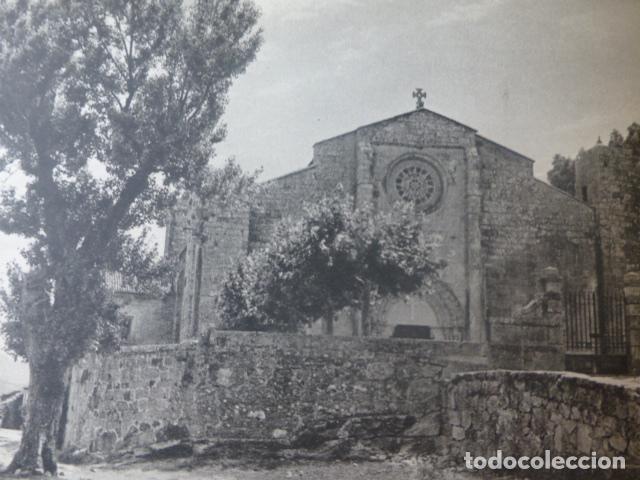 Documentos antiguos: BAYONA PONTEVEDRA COLEGIATA ANTIGUA LAMINA A&Ntilde;OS 40