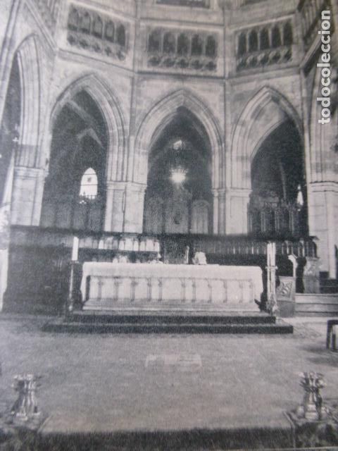 Documentos antigos: BILBAO CATEDRAL ANTIGUA LAMINA