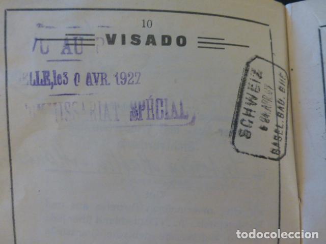 Documentos antiguos: PASAPORTE ESPA&Ntilde;A 1927 - Foto 7