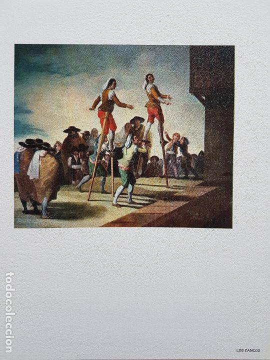 Old Documents: LOS ZANCOS GOYA PUBLICIDAD AMPLEX A LABORATORIOS ABELLO LAMINA 1970