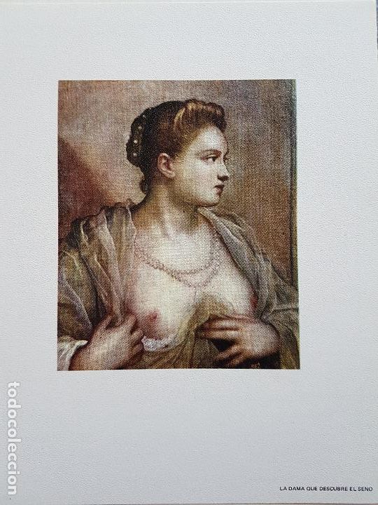 Documentos antiguos: DAMA DEL SENO TINTORETTO PUBLICIDAD AMPLEX A LABORATORIOS ABELLO Y COLLETT LAMINA 1970