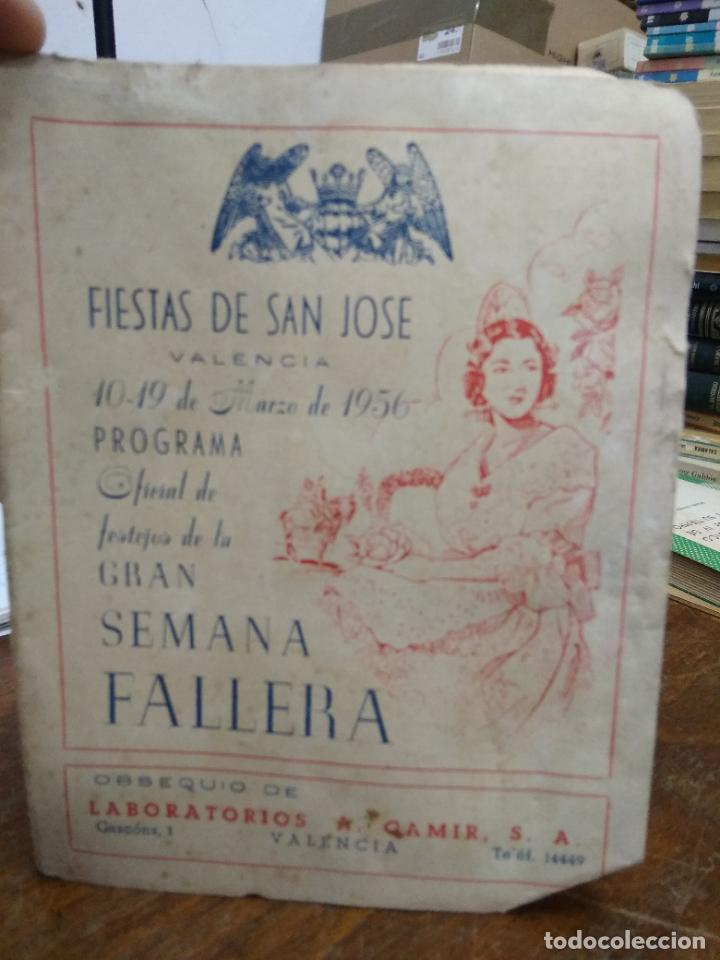 Documentos antiguos: Programa Fallas Valencia 1956. Fiestas S. Jos&eacute;. Doc-9 - Foto 1