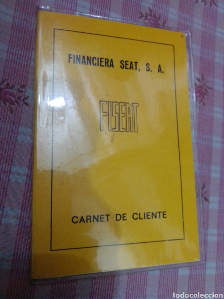 Carnet cliente seat a&ntilde;os 70