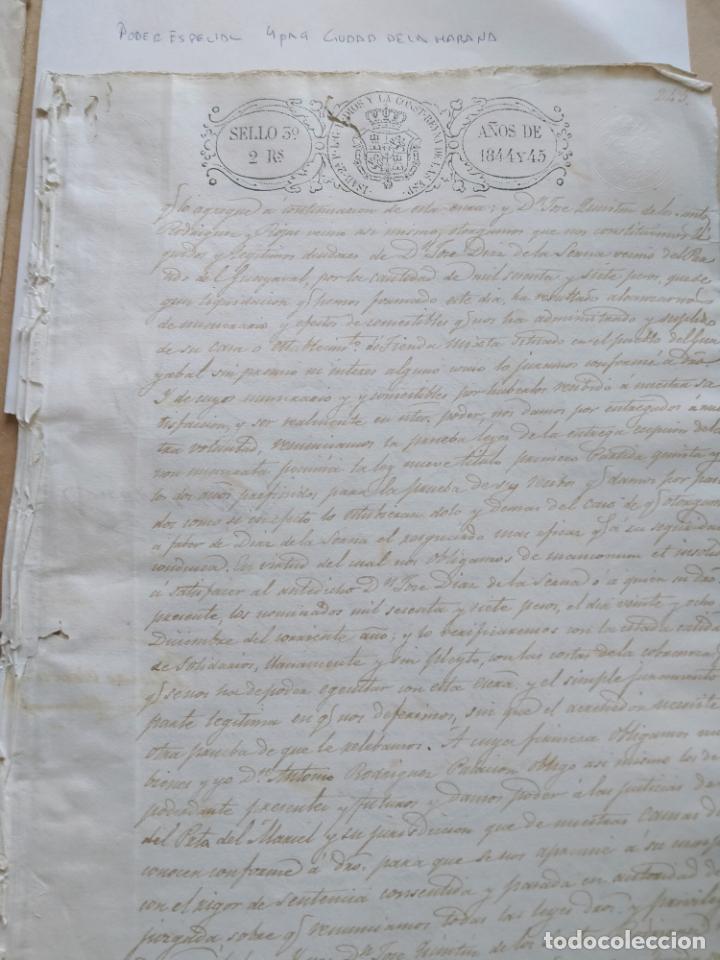 Documentos antiguos: poder especial ciudad de la habana cuba 1830 - Foto 1