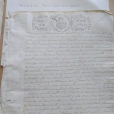 Documentos antiguos: PODER ESPECIAL CIUDAD DE LA HABANA CUBA 1830