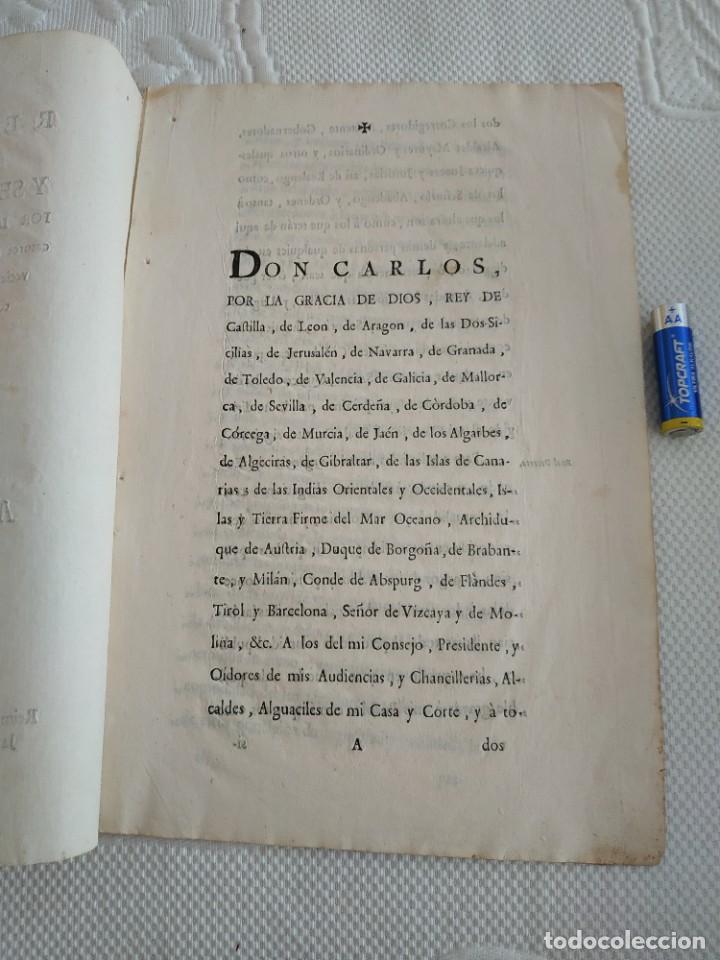 Documentos antiguos: Real cedula Carlos III de Espa&ntilde;a 1782 - Foto 3