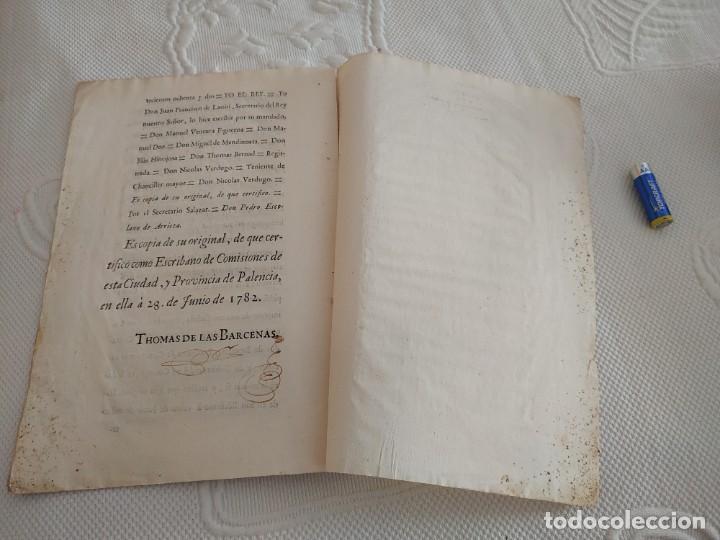 Documentos antiguos: Real cedula Carlos III de Espa&ntilde;a 1782 - Foto 6