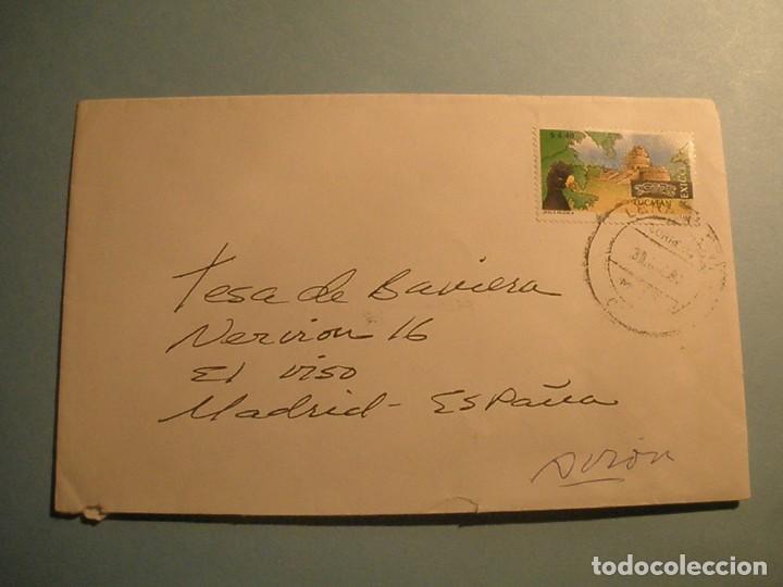 Documents Anciens: FAMILIAS REALES 1981 - SOBRE CIRCULADO, MEXICO-MADRID - TESSA DE BAVIERA,