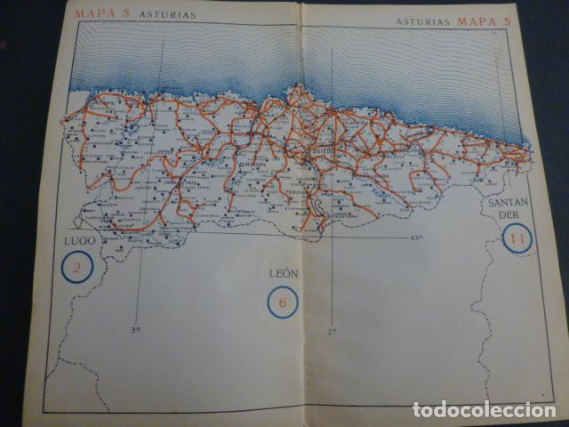Documentos antiguos: ASTURIAS MAPA DE LA PROVINCIA A&Ntilde;OS 30 22 X 19 ,5 CMTS