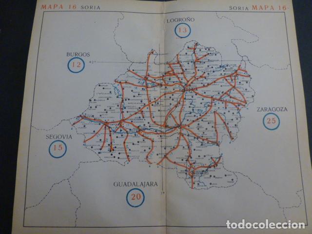 Documentos antiguos: SORIA MAPA DE LA PROVINCIA A&Ntilde;OS 30 22 X 19 ,5 CMTS