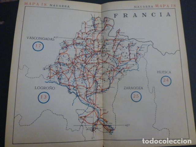 Documentos antigos: NAVARRA MAPA DE LA PROVINCIA A&Ntilde;OS 30 22 X 19 ,5 CMTS