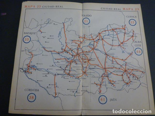 Documentos antiguos: CIUDAD REAL MAPA DE LA PROVINCIA A&Ntilde;OS 30 22 X 19 ,5 CMTS