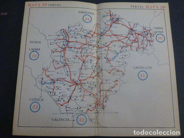 Documentos antigos: TERUEL MAPA DE LA PROVINCIA A&Ntilde;OS 30 22 X 19 ,5 CMTS