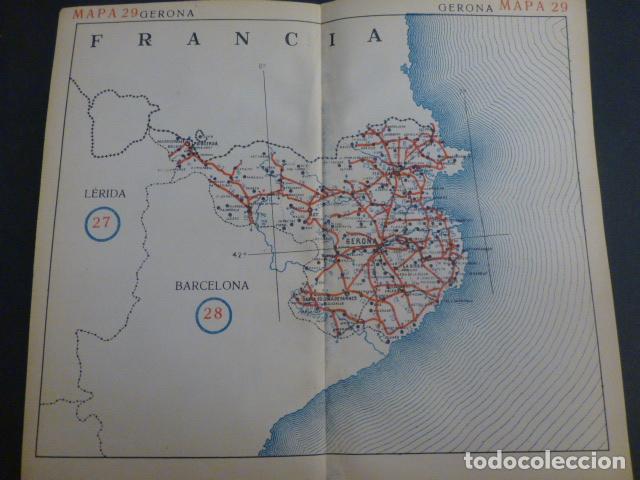 Documentos antiguos: GERONA MAPA DE LA PROVINCIA A&Ntilde;OS 30 22 X 19 ,5 CMTS