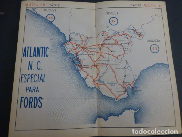 Documentos antigos: CADIZ MAPA DE LA PROVINCIA A&Ntilde;OS 30 22 X 19 ,5 CMTS