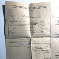 Documentos antiguos: PASCUAL COMÍN / ABOGADO CARLISTA DE ZARAGOZA / ALTA Y BAJA LICENCIA ABOGADO EN MADRID 1911. Lote 232185860