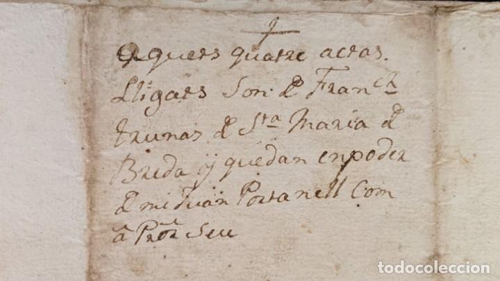 Documentos antiguos: DOCUMENT ORIGINAL DE SANT HILARI SACALM, BREDA, 1776 - Foto 4
