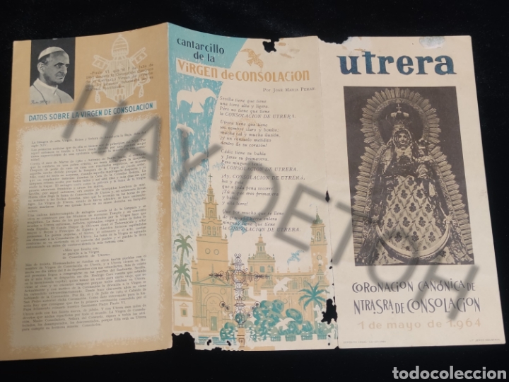 Documentos antiguos: 1 de Mayo de 1964, coronacion canonica de Ntra. Sra. De consolacion.Programa. - Foto 3