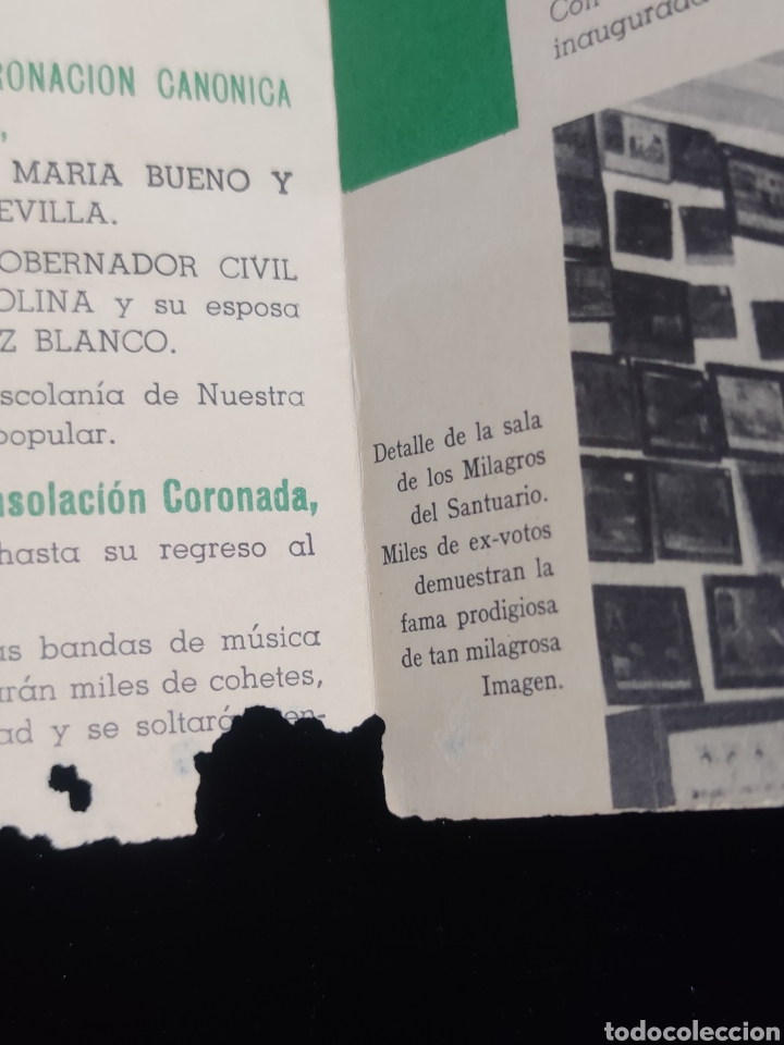 Documentos antiguos: 1 de Mayo de 1964, coronacion canonica de Ntra. Sra. De consolacion.Programa. - Foto 4