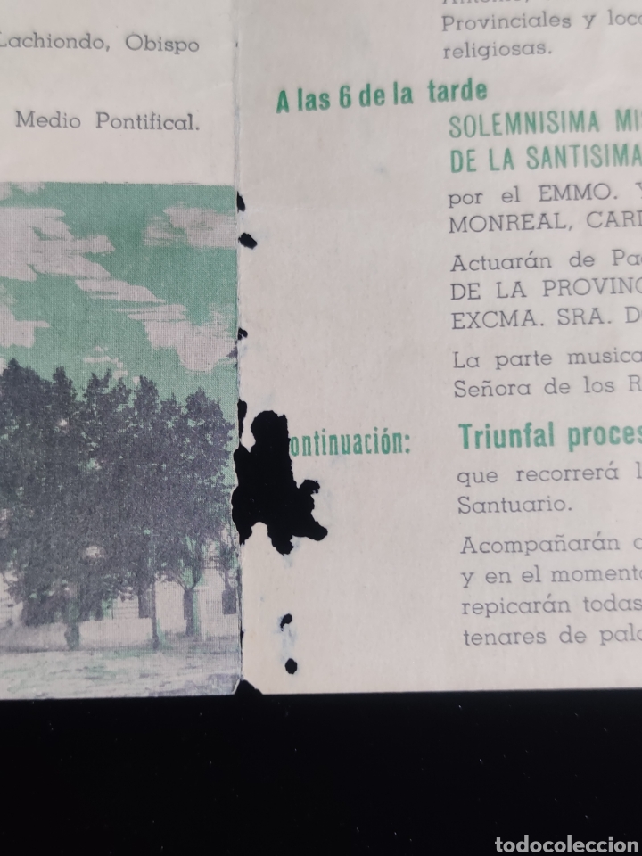 Documentos antiguos: 1 de Mayo de 1964, coronacion canonica de Ntra. Sra. De consolacion.Programa. - Foto 5