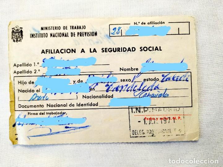 Documentos antiguos: 1971 - CARTILLA DE LA SEGURIDAD SOCIAL - Foto 1