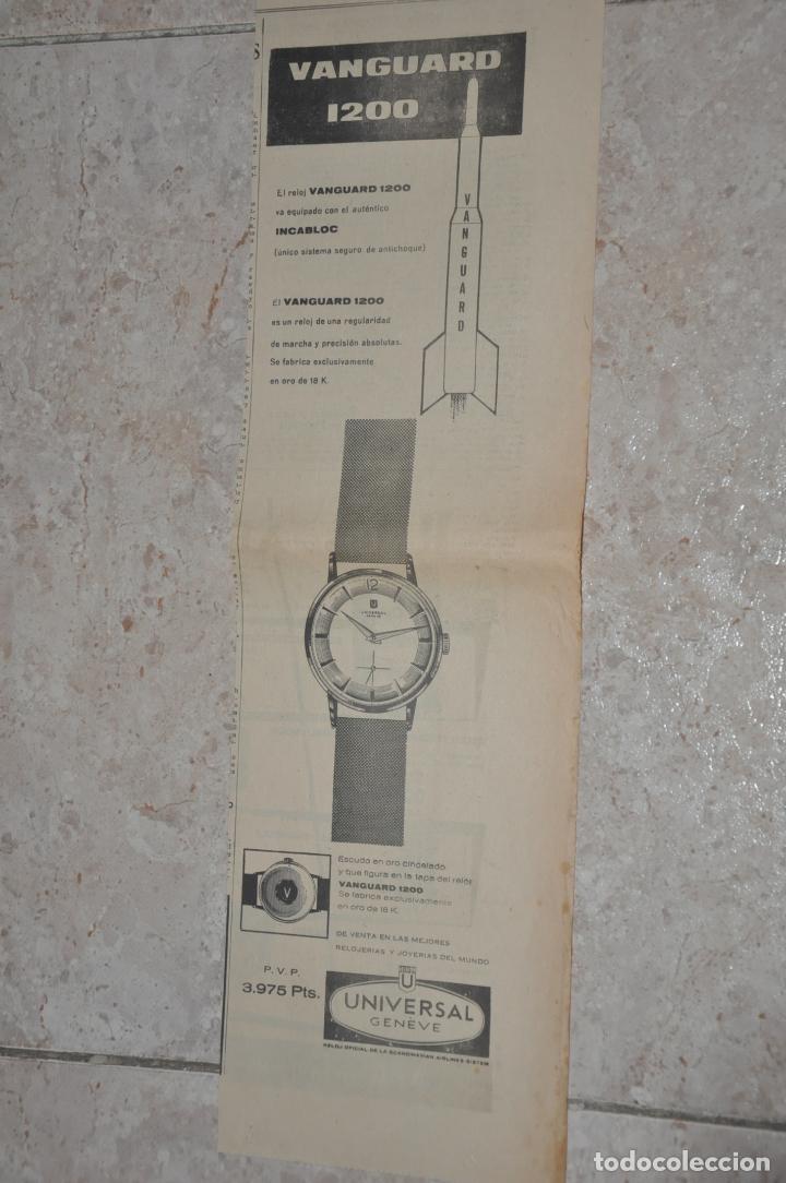 Documentos antiguos: anuncio reloj vanward 1200 universal geneve - Foto 1