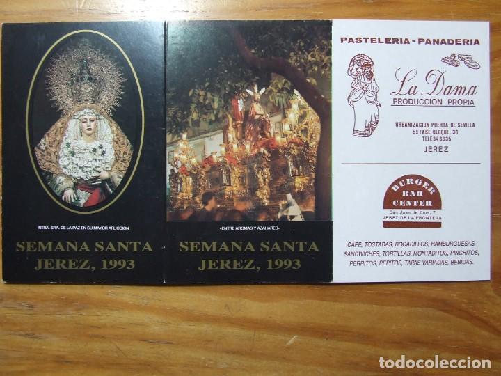 Documentos antiguos: PROGRAMA DE LA SEMANA SANTA DE JEREZ - 1993 - RELIGI&Oacute;N - Foto 1