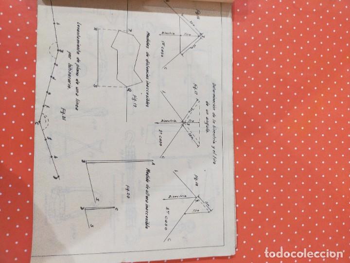 Documentos antiguos: Cuadernillo antiguo con figuras de construcci&oacute;n de l&iacute;neas telef&oacute;nicas - Foto 5