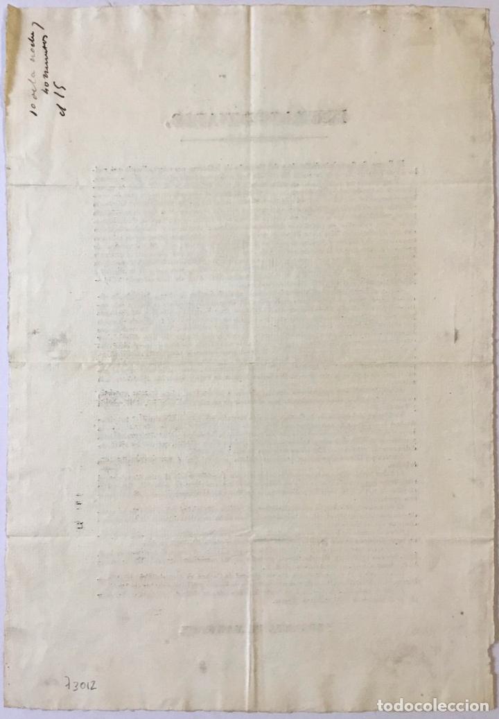 Documentos antiguos: ESTRAORDINARIO. - Foto 2