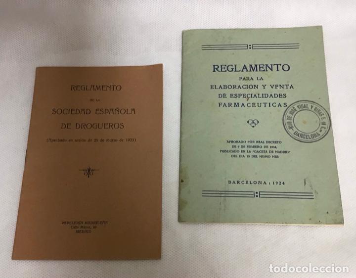 Documentos antiguos: REGLAMENTO DE FARMAC&Eacute;UTICAS Y DROGEROS A&Ntilde;OS 20 - Foto 6