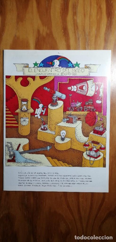 Documentos antiguos: FOLLETO DE PROMOCI&Oacute;N DE LA EXPO 92 SEVILLA - EL ENCUENTRO DEL SIGLO