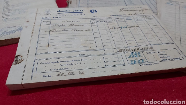 Documentos antiguos: LOTE DOCUMENTOS AUXILIO SOCIAL VILANOVA I LA GELTR&Uacute; - Foto 3