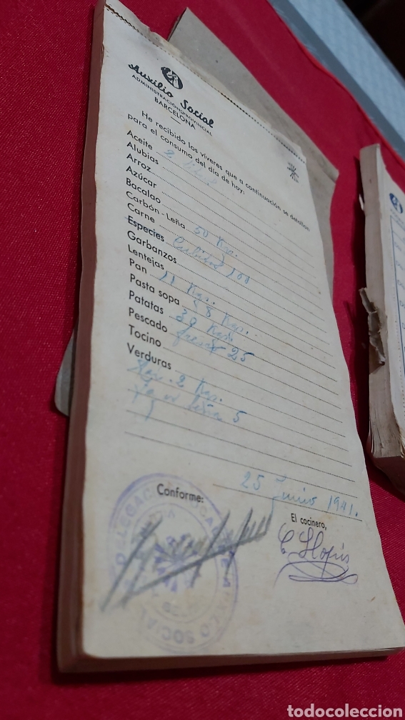 Documentos antiguos: LOTE DOCUMENTOS AUXILIO SOCIAL VILANOVA I LA GELTR&Uacute; - Foto 4