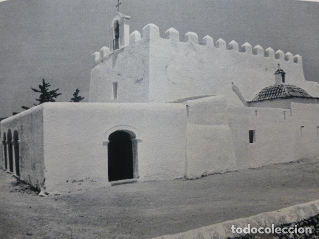 Documentos antiguos: SAN JORGE IBIZA IGLESIA ANTIGUA LAMINA HUECOGRABADO A&Ntilde;OS 40