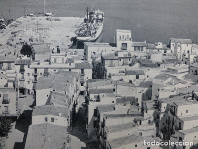 Documentos antiguos: IBIZA BARRIO DE LA MARINA ANTIGUA LAMINA HUECOGRABADO A&Ntilde;OS 40