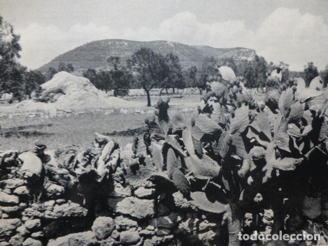 Documenti antichi: RANDA MALLORCA EL PUIG DE RANDA ANTIGUA LAMINA HUECOGRABADO A&Ntilde;OS 40