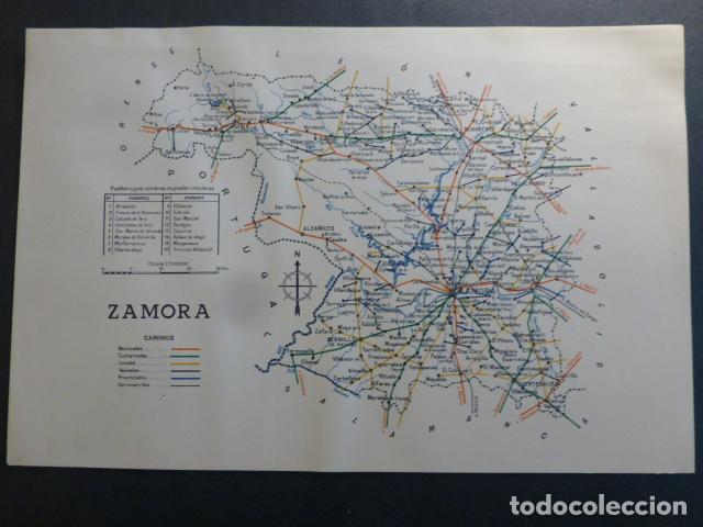 Alte Dokumente: ZAMORA MAPA DE CARRETERAS A&Ntilde;OS 20 15,5 X 23 CMTS