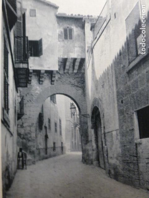 Documentos antiguos: PALMA DE MALLORCA ANTIGUA LAMINA HUECOGRABADO A&Ntilde;OS 40