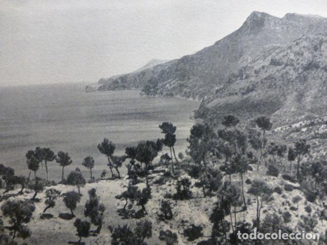 Old Documents: ESPORLES MALLORCA LAMINA HUECOGRABADO A&Ntilde;OS 50