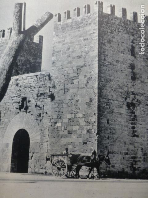 Documents Anciens: ALCUDIA MALLORCA MURALLAS ANTIGUA L&Aacute;MINA HUECOGRABADO A&Ntilde;OS 50