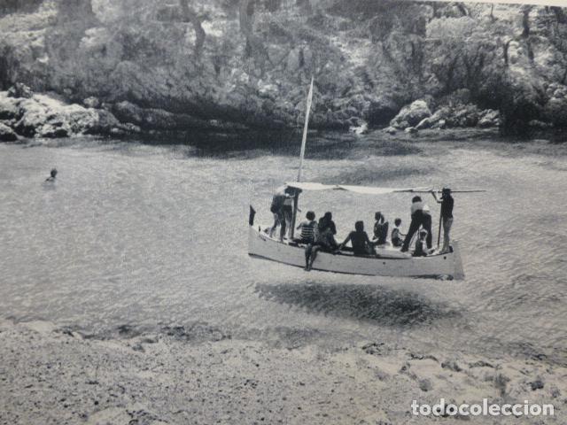 Documentos antiguos: SES CALETES MALLORCA DETALLE DE LA CALA ANTIGUA L&Aacute;MINA HUECOGRABADO A&Ntilde;OS 50