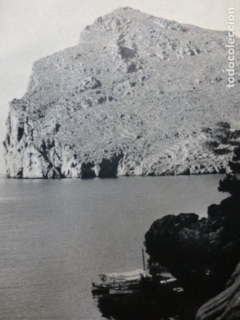 Old Documents: SA CALOBRA MALLORCA EL MORRO DE SA VACA ANTIGUA L&Aacute;MINA HUECOGRABADO A&Ntilde;OS 50
