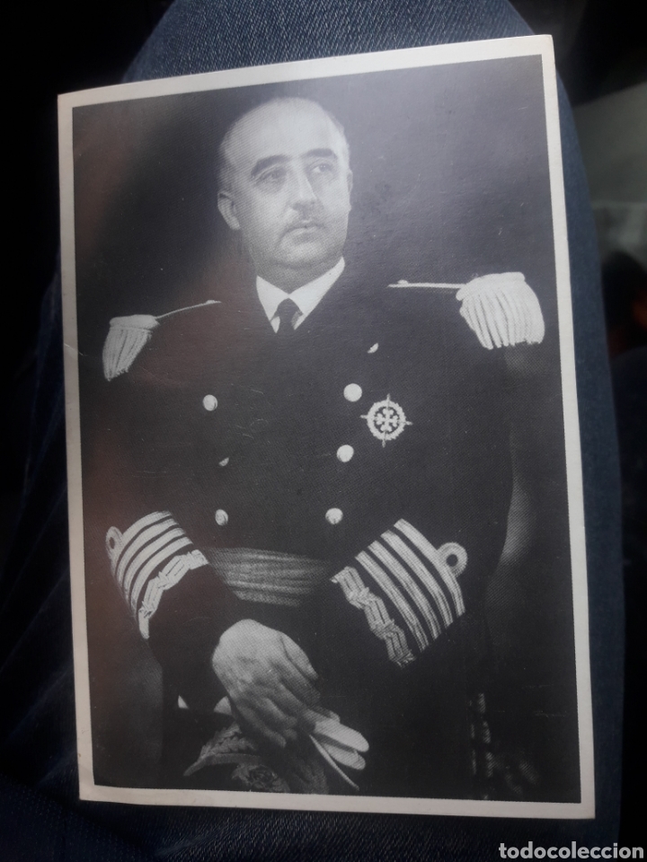 Documentos antiguos: Recordatorio funerario de Francisco Franco Bahamonte - Foto 1