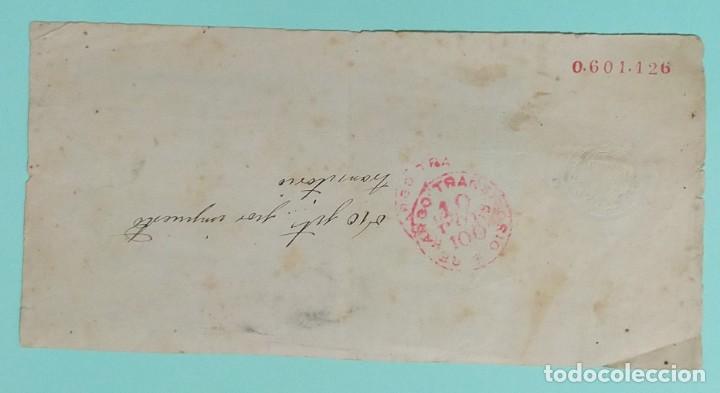 Documentos antiguos: CEDULA PERSONAL 1897 - 98 DECIMA CLASE VALENCIA - Foto 3