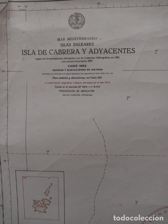 Documentos antiguos: Carta de Navegaci&oacute;n - Isla de Cabrera y adyacentes 903 - Foto 1