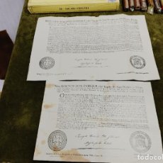 Documentos antiguos: BULA DEL CARDENAL PLA Y DENIEL, AÑOS 1948 Y 1952 LOTE DE 2 BULAS DE CRUZADA Y AYUNO Y ABSTINENCIA