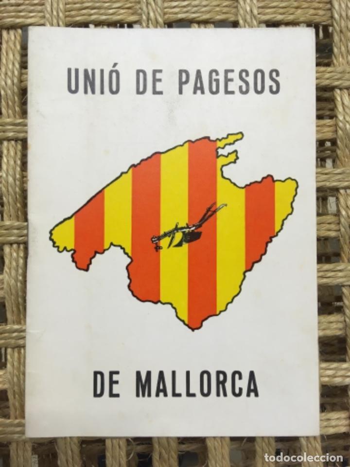 Documentos antiguos: UNIO DE PAGESOS DE MALLORCA, ESTATUTS 1977 - Foto 1